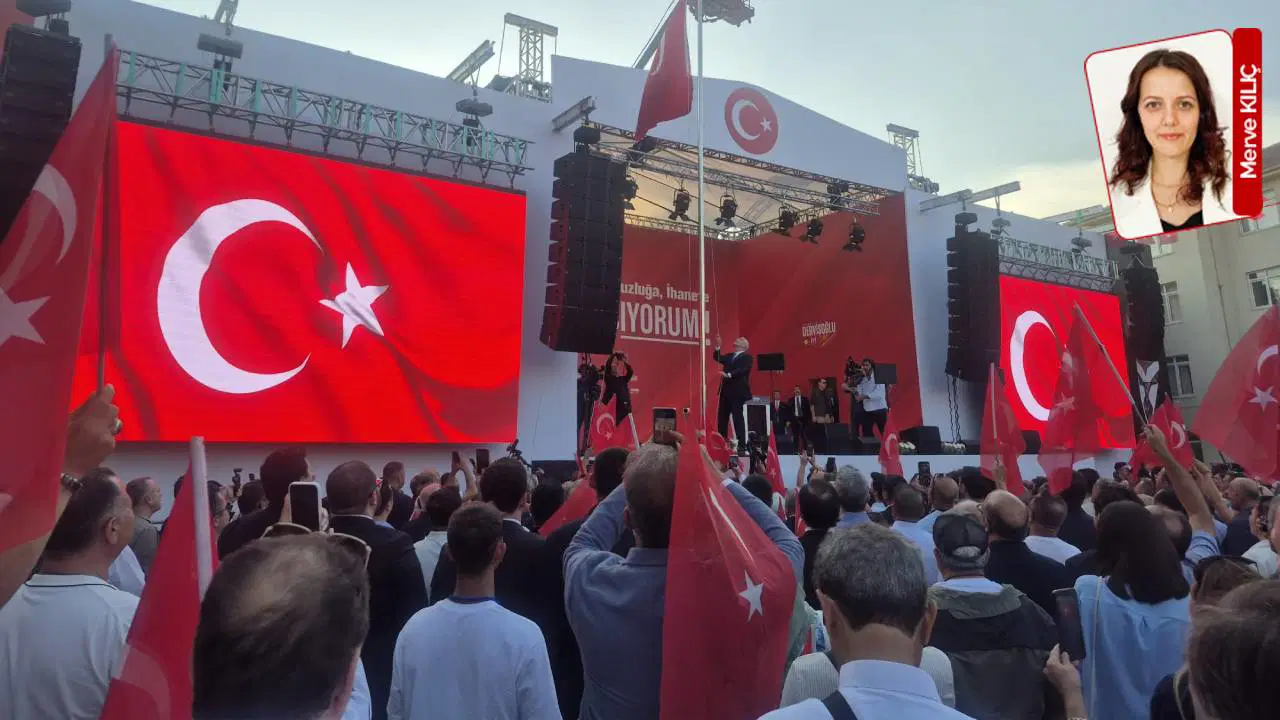 İYİ Parti çerçeve yasası sonrası sahneye çıktı: ‘Yedi kollu canavarın merkezi Beştepe’dir’